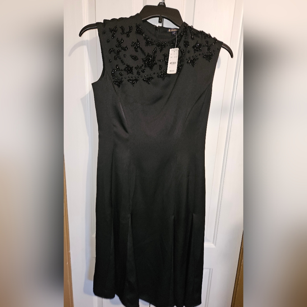 Brooks Brothers vintage beaded fit and flare dress size 8, NWT